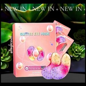 🆕️EXTRA LARGE GIFT BOX OF 24 SHIMMER TRICOLOR EYE MASKS W/ CAFFEINE & COLLAGEN